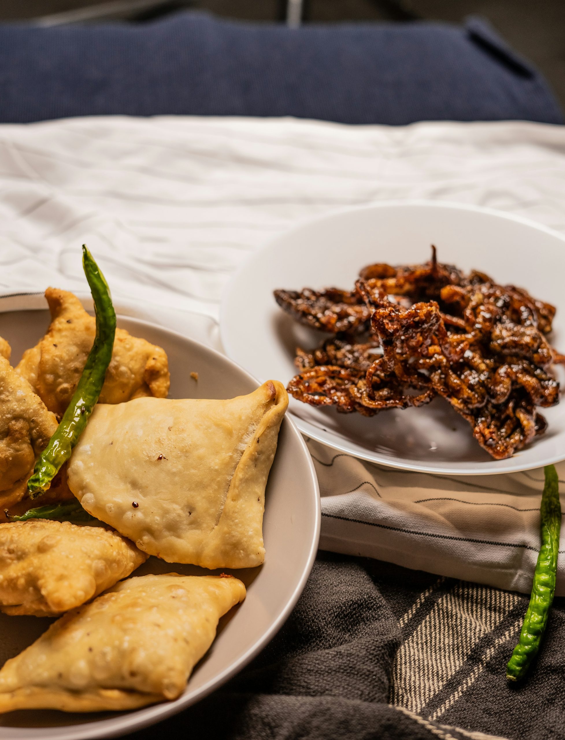 an example picture of Indian starter food